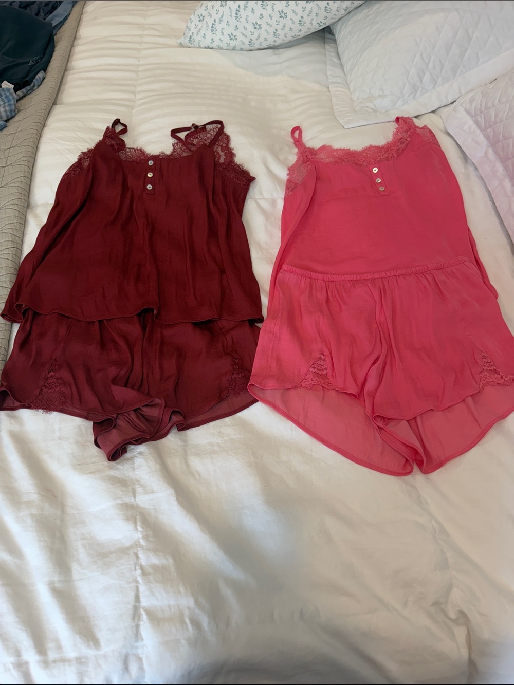 SOMA Women's Lace-Trim Cami & Short Sleep Sets